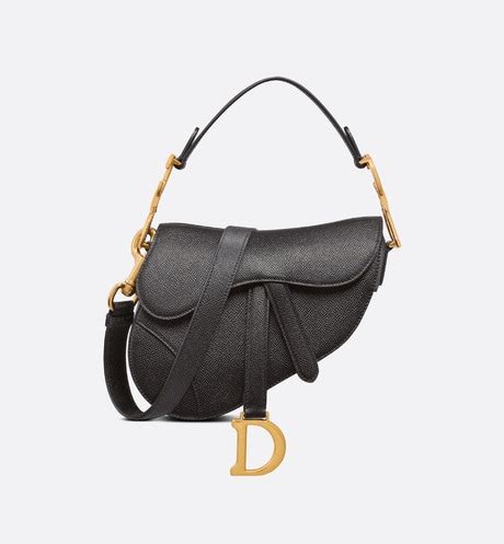 dior saddle bag black with strap|Dior saddle bag crossbody strap.